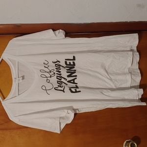 District Made V-Neck White Tee